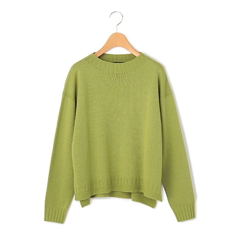 ウールブレンドニットプルオーバー