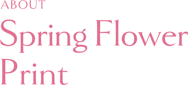 ABOUT Spring Flower Print