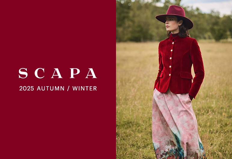 SCAPA 2025 AUTUMN & WINTER LOOKBOOKの詳細はこちら