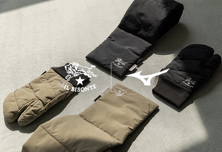 IL BISONTE MIZUNO COLLABORATIONの詳細はこちら