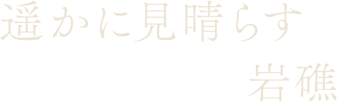 遥かに見晴らす岩礁