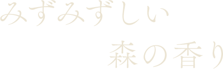 みずみずしい森の香り