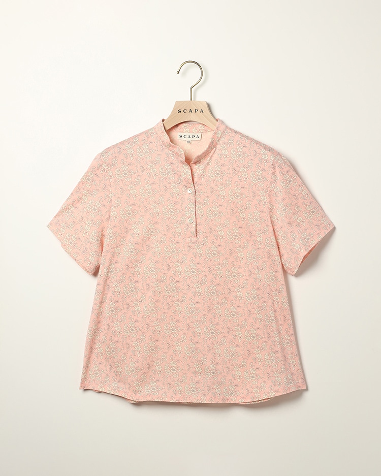 Liberty Printミニフラワースキッパーカットソー