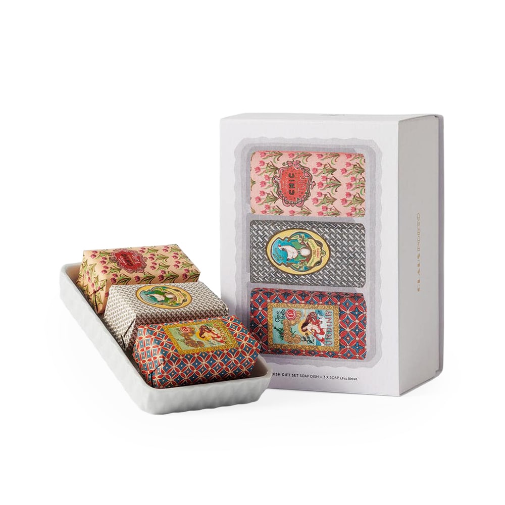 GIFT SET SOAP DISH & CLASSICO MINI SOAPS