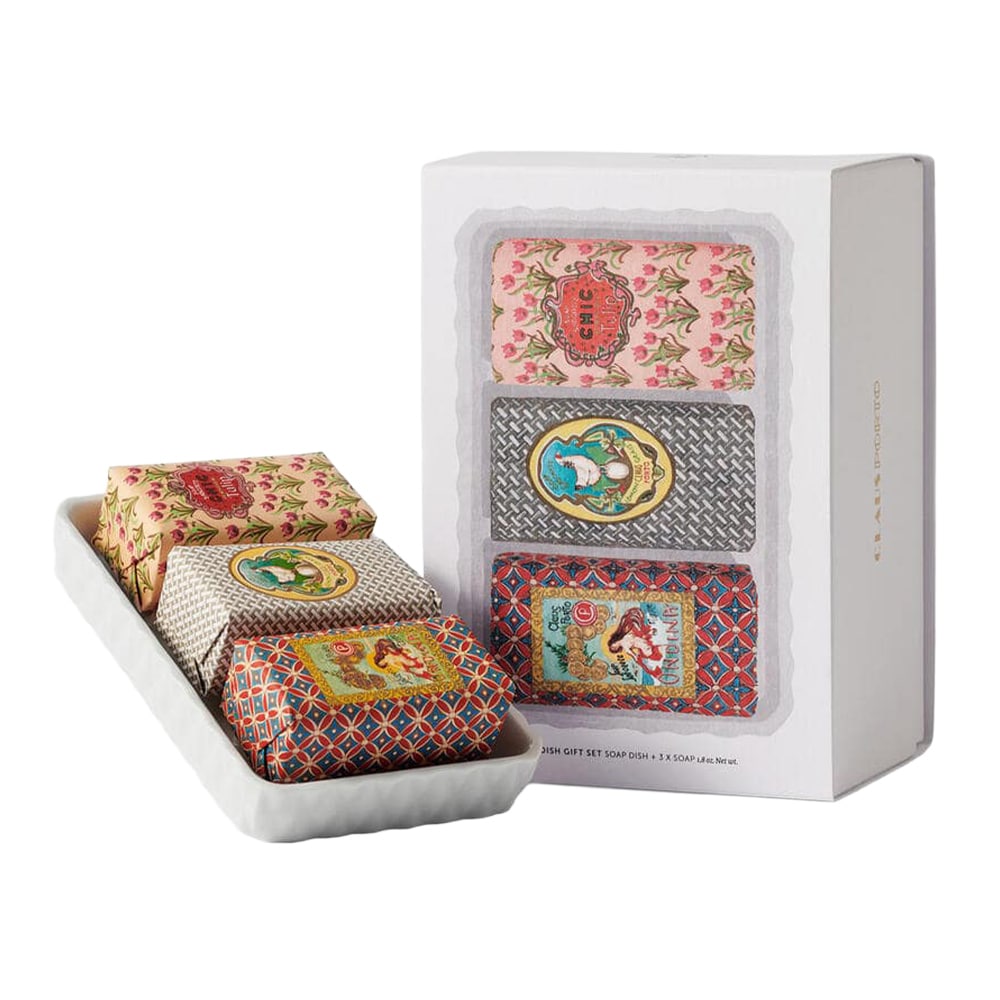 ミニソープとソープディッシュのギフトボックス