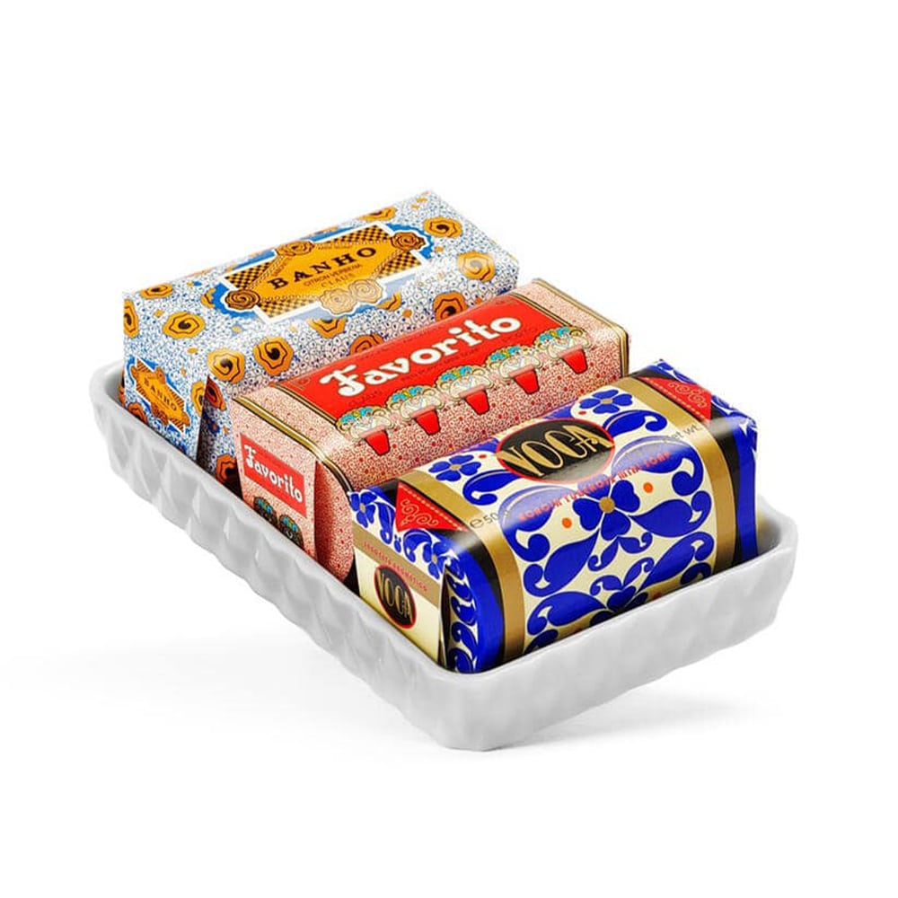 ミニソープとソープディッシュのギフトボックス