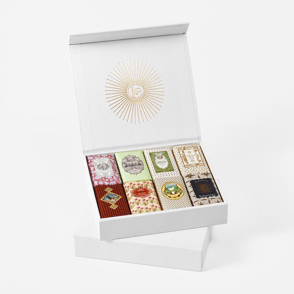 8種類のミニソープが入ったギフトボックス