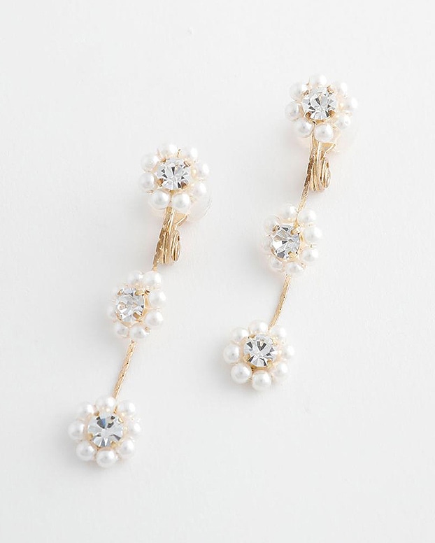 JewCas pearl flowerエアフィットイヤリング 商品画像