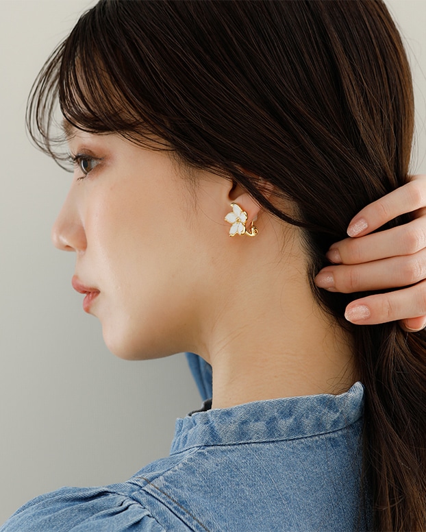 JewCas OneMoreエアフィットイヤリング 着用イメージ