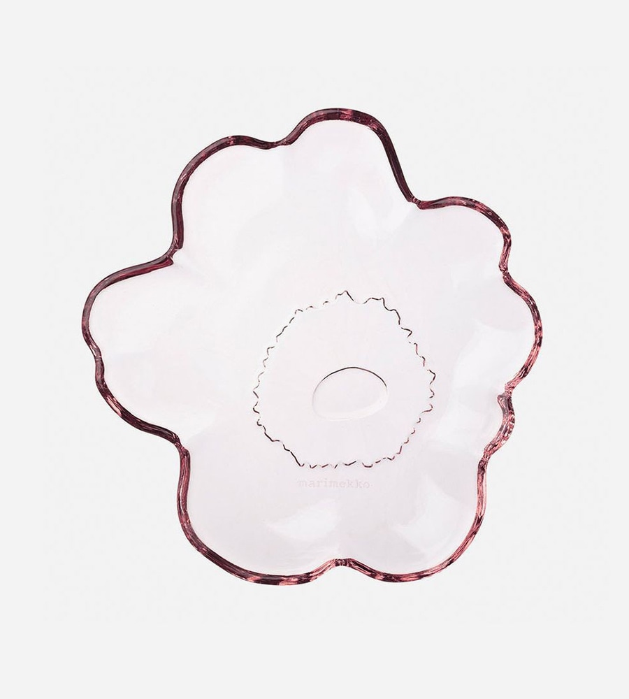 Marimekko Unikko ガラスプレート 13cm