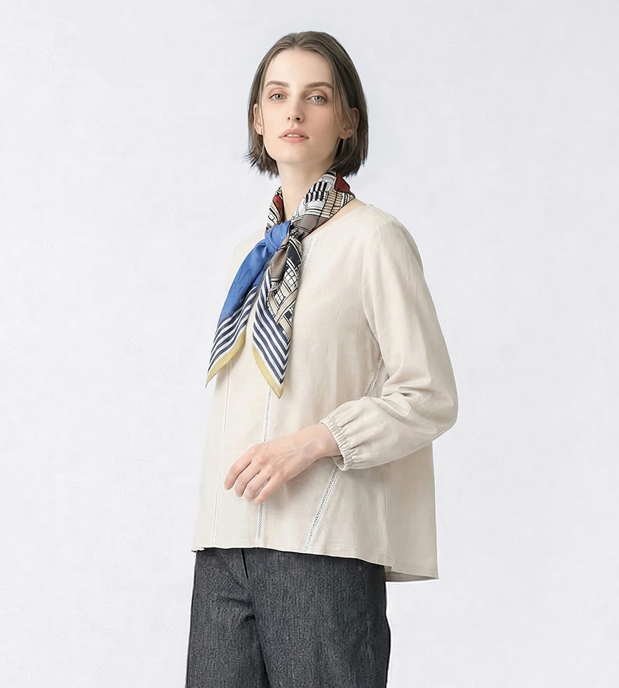 SCAPA ドレープテンジクカットソー