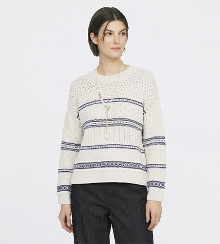 フェアアイルケーブルニット