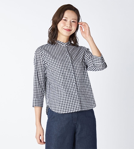 クラシックパターンブラウス