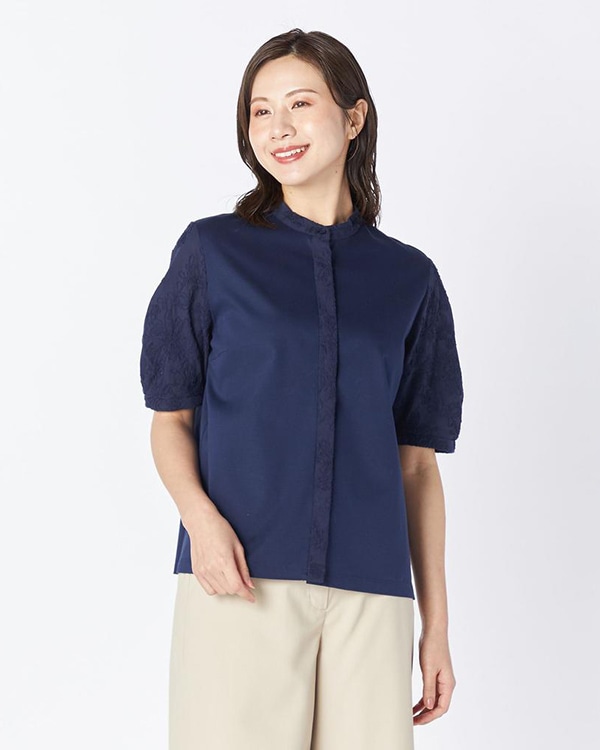 アブストラクトエンブロイダリーカットソーの商品画像