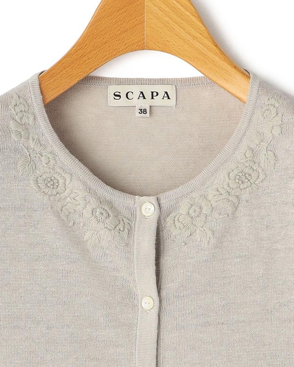 エンブロイダリーニットカーディガンの商品画像