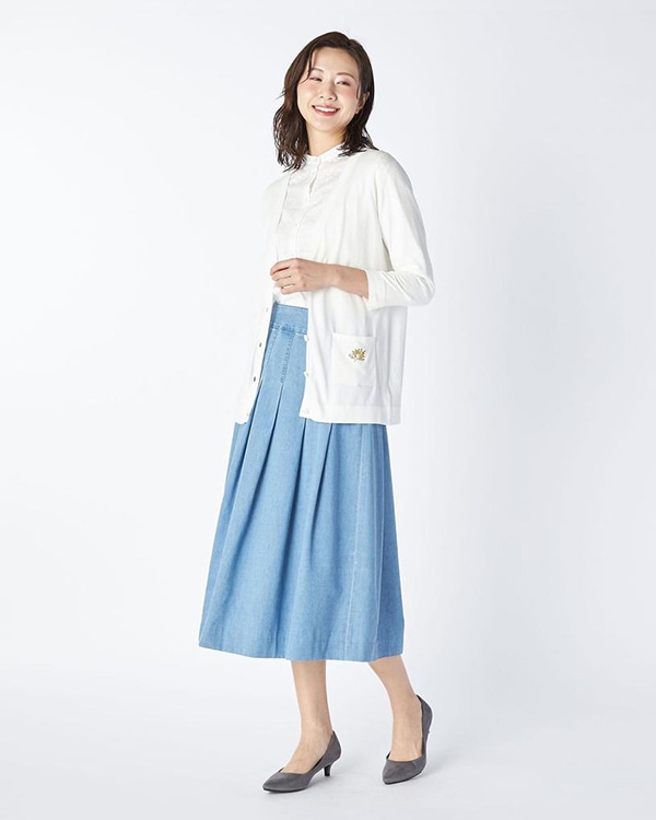 Mimosa Motifニットカーディガンの商品画像