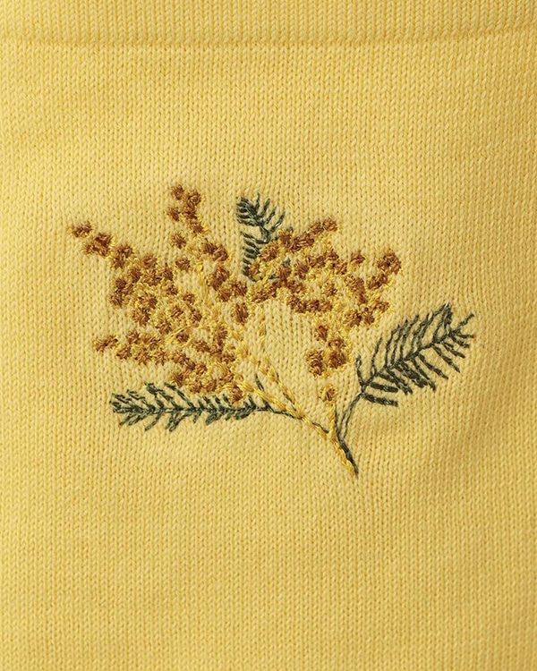 Mimosa Motifニットカーディガンの商品画像