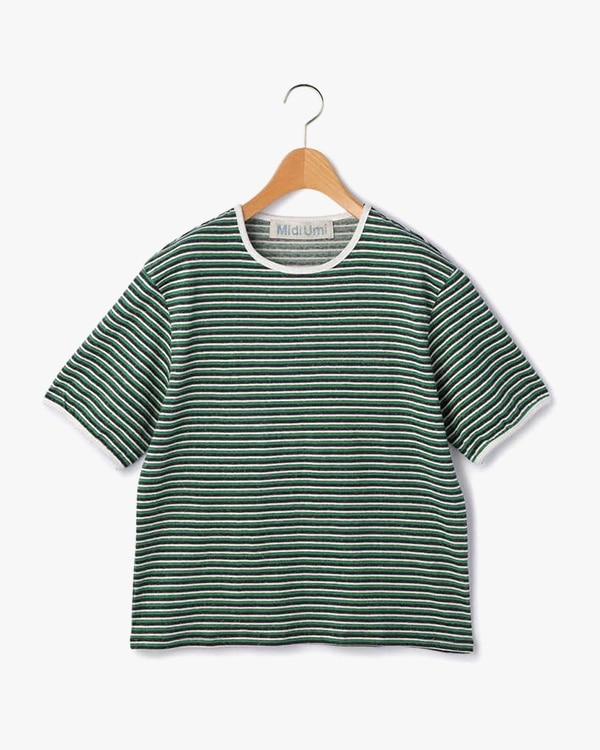 e-Look+Plusのボーターカットソー