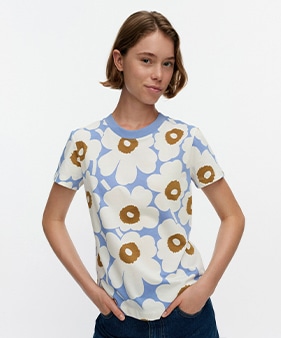 Marimekkoのプリントカットソー