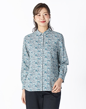 ブルーのシャツはこちら