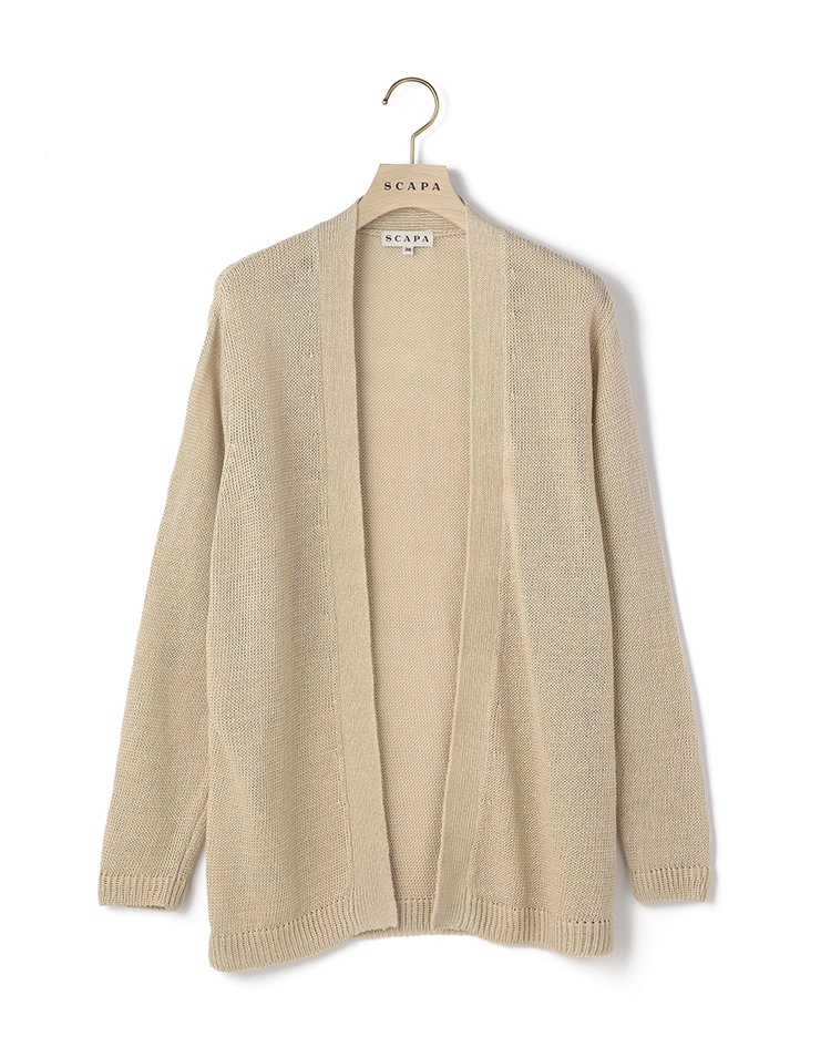 ベージュのニット