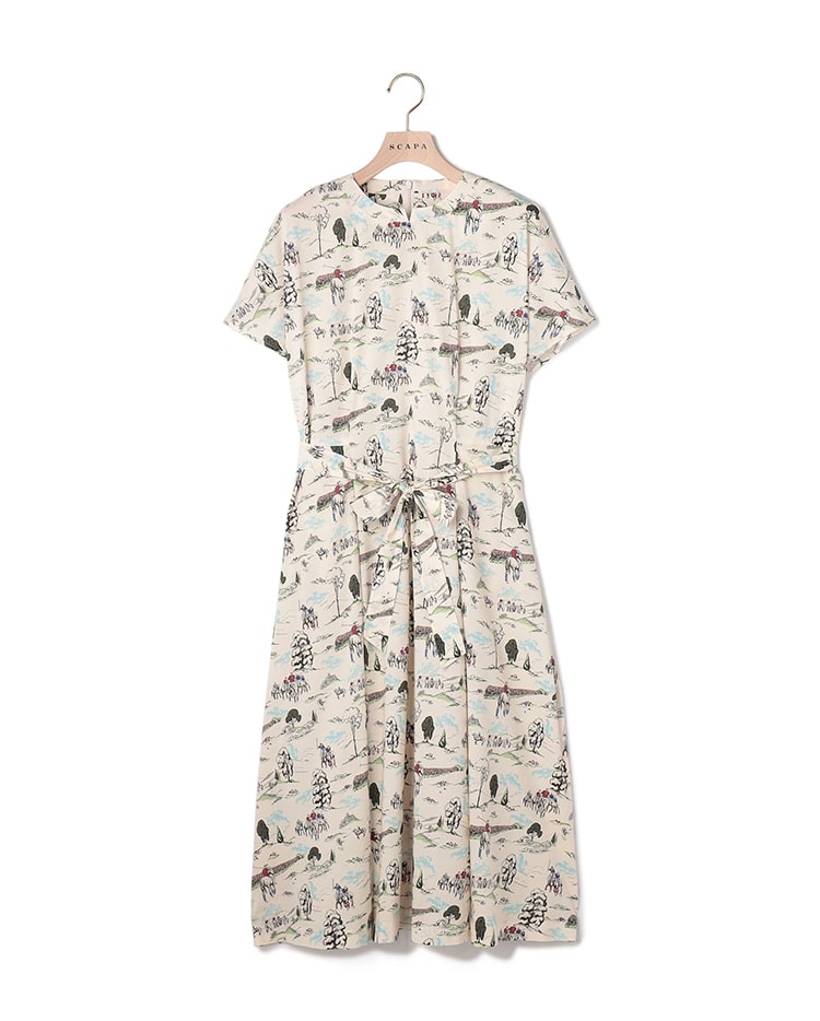 Liberty Printポロチームワンピース
