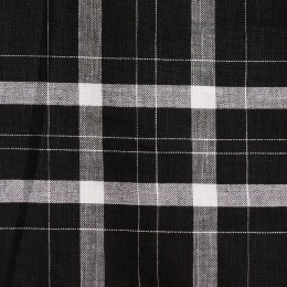 ブラックとホワイトのチェック柄