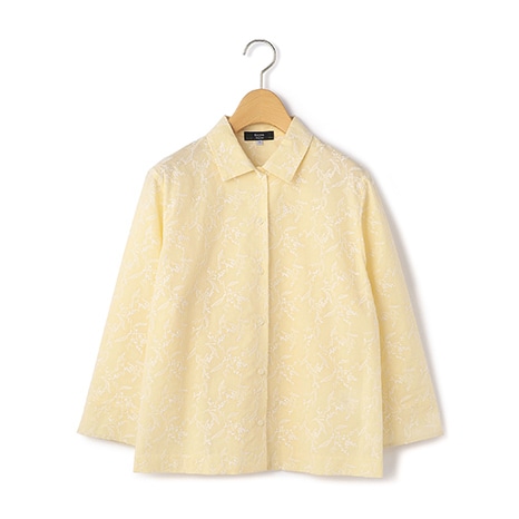 ミモザエンブロイダリーシャツブラウス
