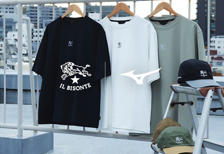 IL BISONTE x Mizunoコラボレーションの詳細はこちら