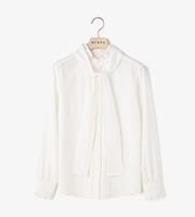 ダンガリーボータイブラウス