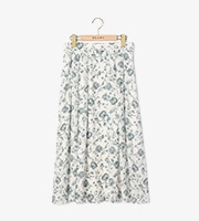 ボヘミアンフラワースカート