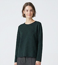 クリアジャカードニット