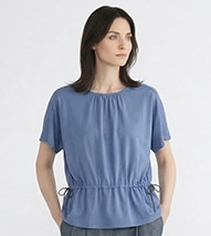 ソフトシルケットブラウジングカットソー