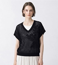 シアーメッシュニット