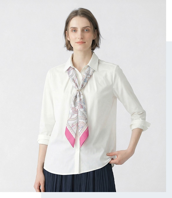 スパンローンブラウス