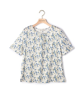 リバティプリント ギルドジャージシャーリングカットソー