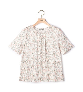 リバティプリント ギルドジャージシャーリングカットソー