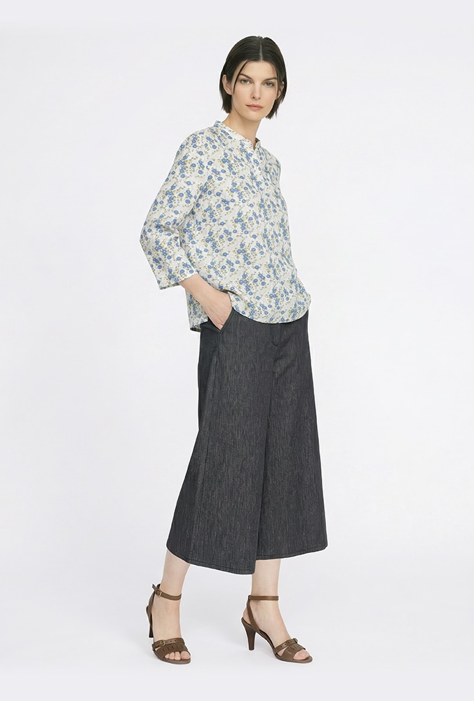 リバティプリントカットソーのスタイリング