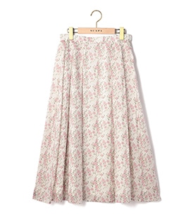 リバティプリント ギルドフラワースカート