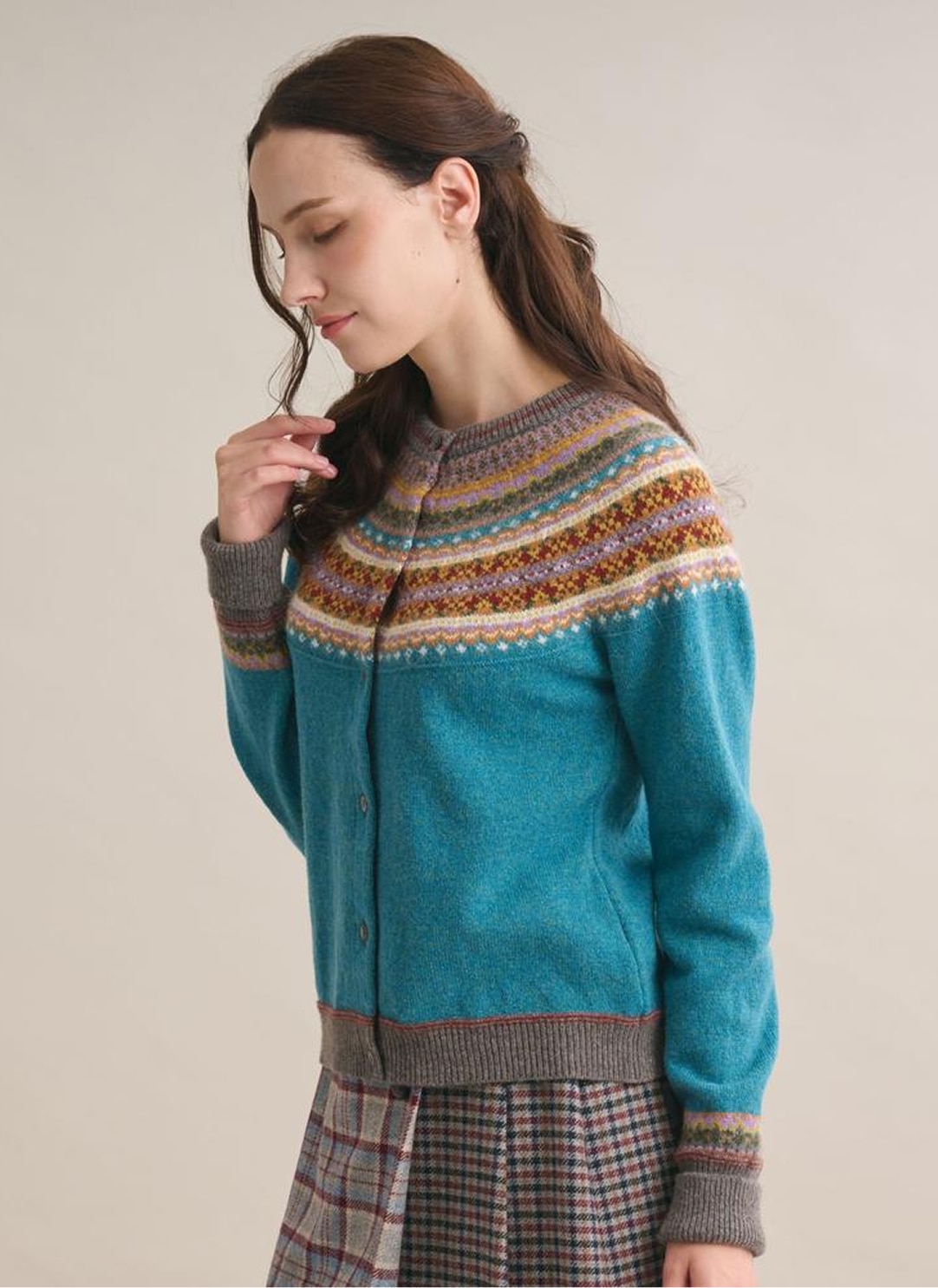 Alpine shortニットカーディガン