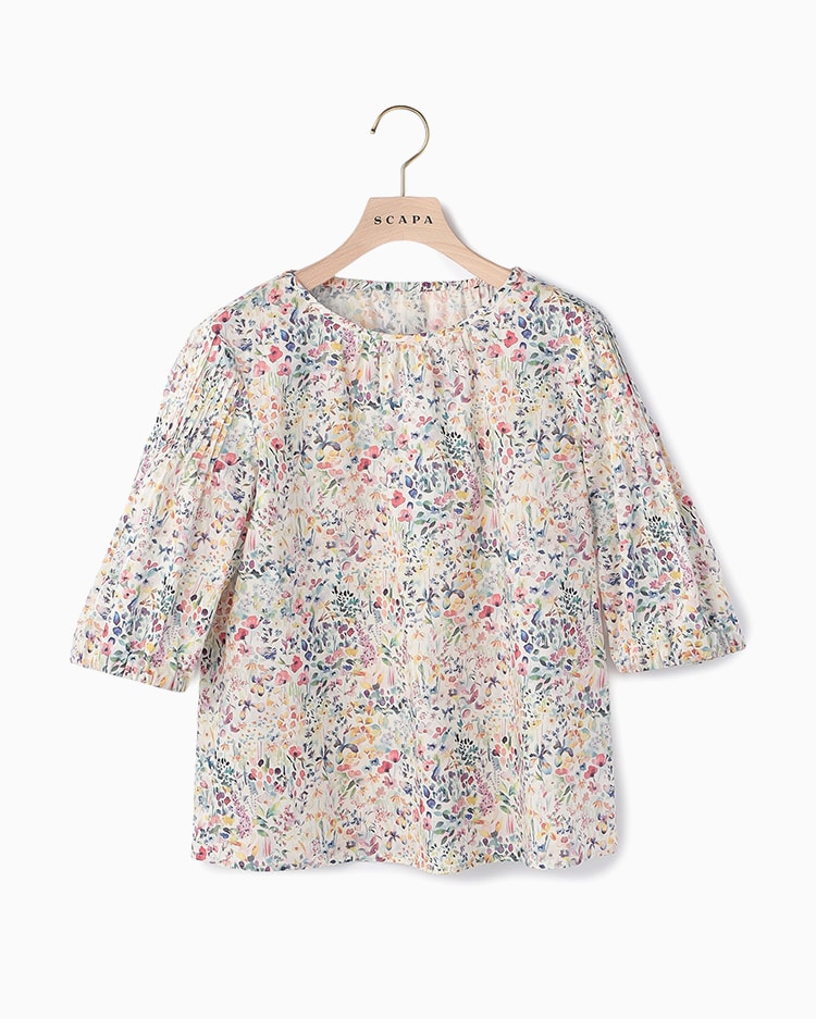 Liberty Printコロールカットソー