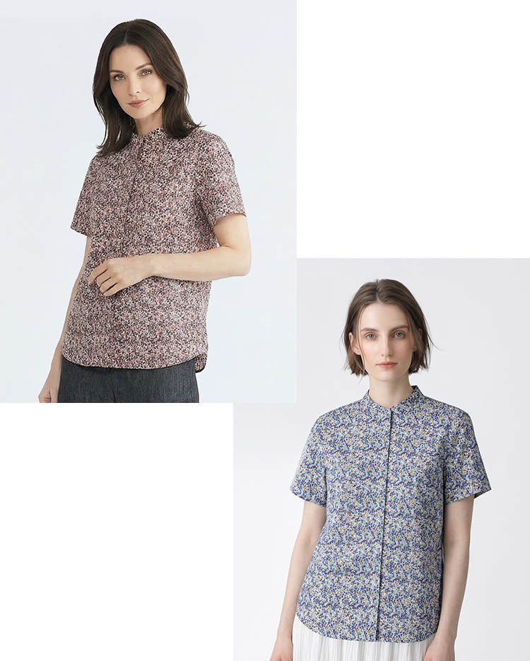 Liberty Printタイニーフラワーカットソーのスタイリング