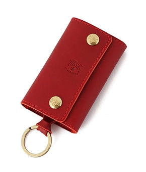 レッドカラーのキーケース