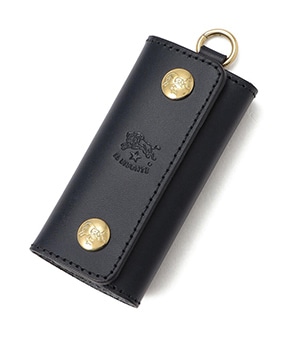 ネイビーカラーのキーケース