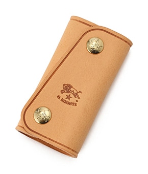 ヌメカラーのキーケース