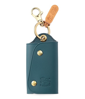 フォレストグリーンカラーのキーケース