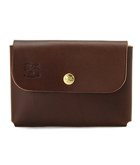 こげ茶カラーのカードケース