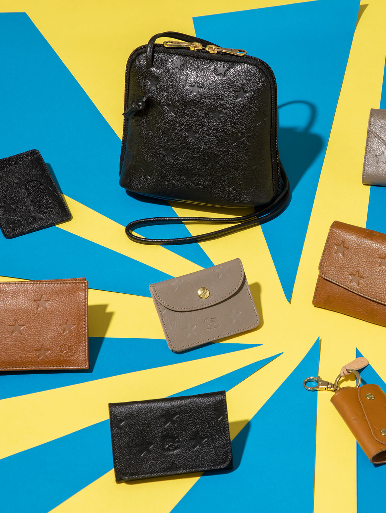 STAR EMBOSSED LEATHER