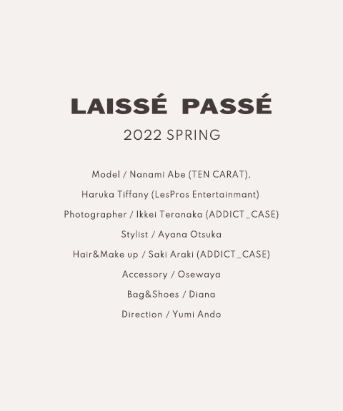 LAISSE PASSE credit