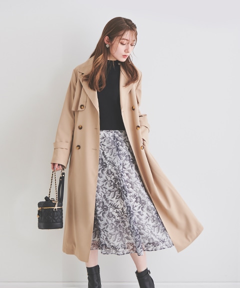 LAISSE PASSE Coat,Knit,Skirt